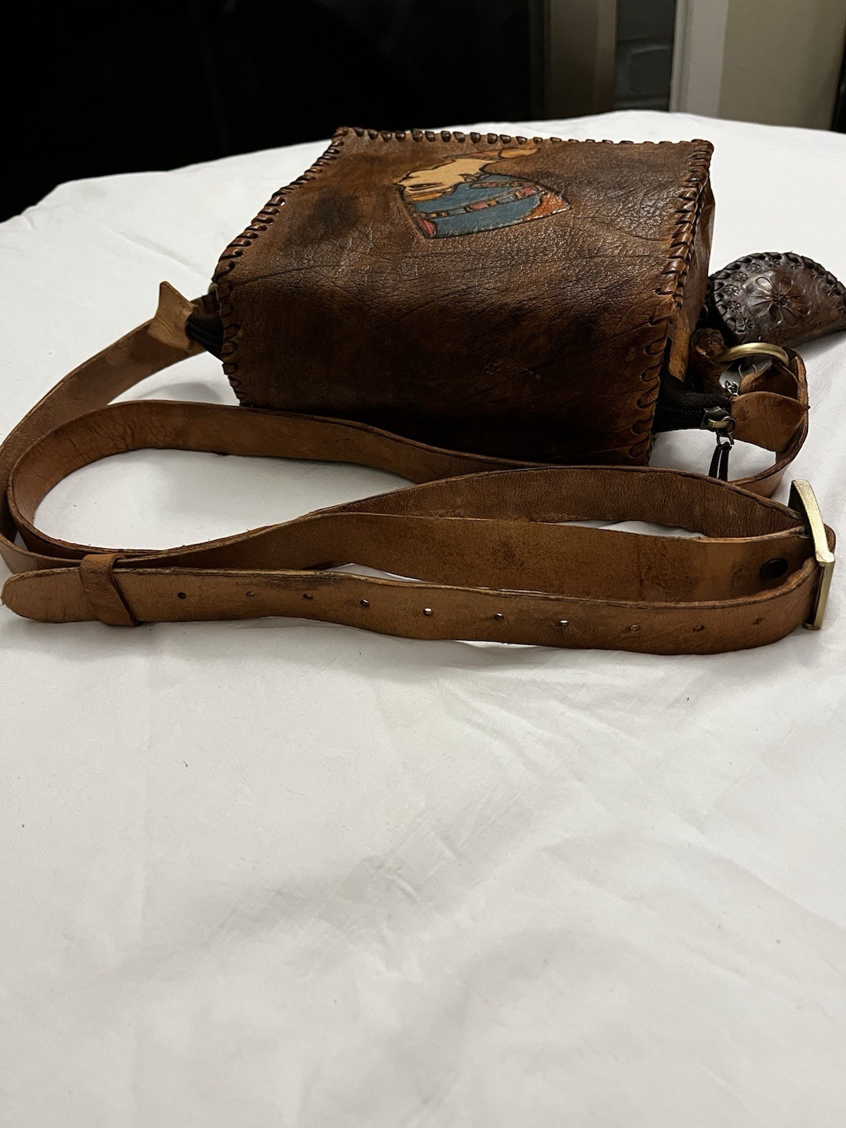 Pharaonic Handmade Genuine Leather Handbag Made In Egypt