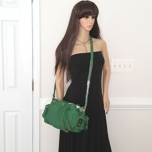 HAYDEN HARNETT GREEN LEATHER CARGO CULT CROSS BODY BAG $258.+ NWT