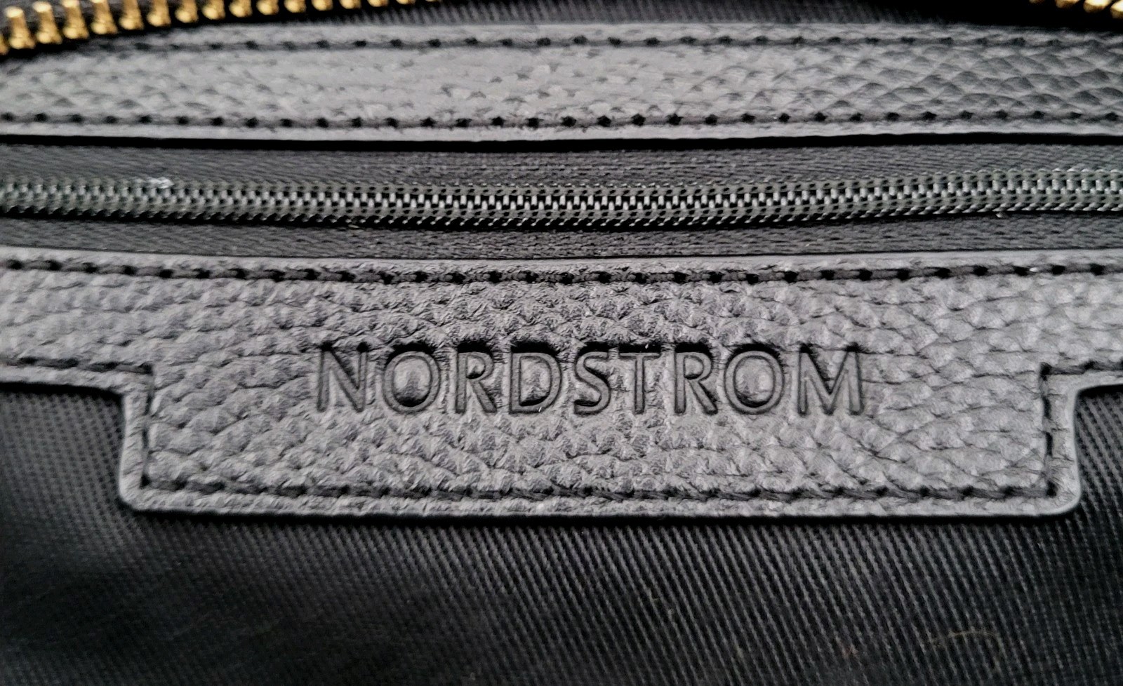 Nordstrom Women’s Black Leather Shoulder Bag