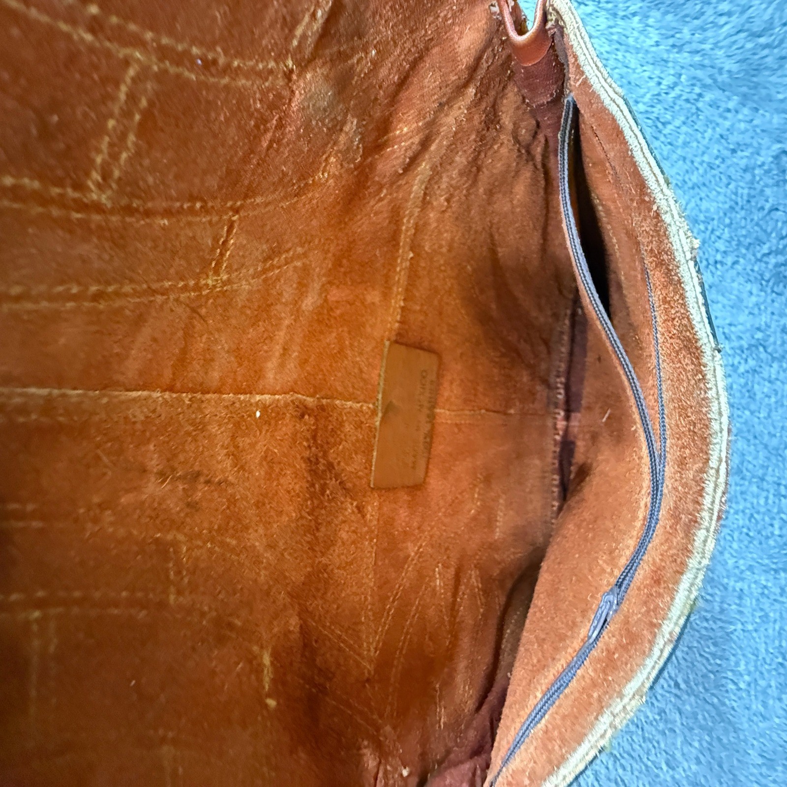 Unbranded Leather Shoulder Bag Womens Medium Brown Excellent Vintage Mexico