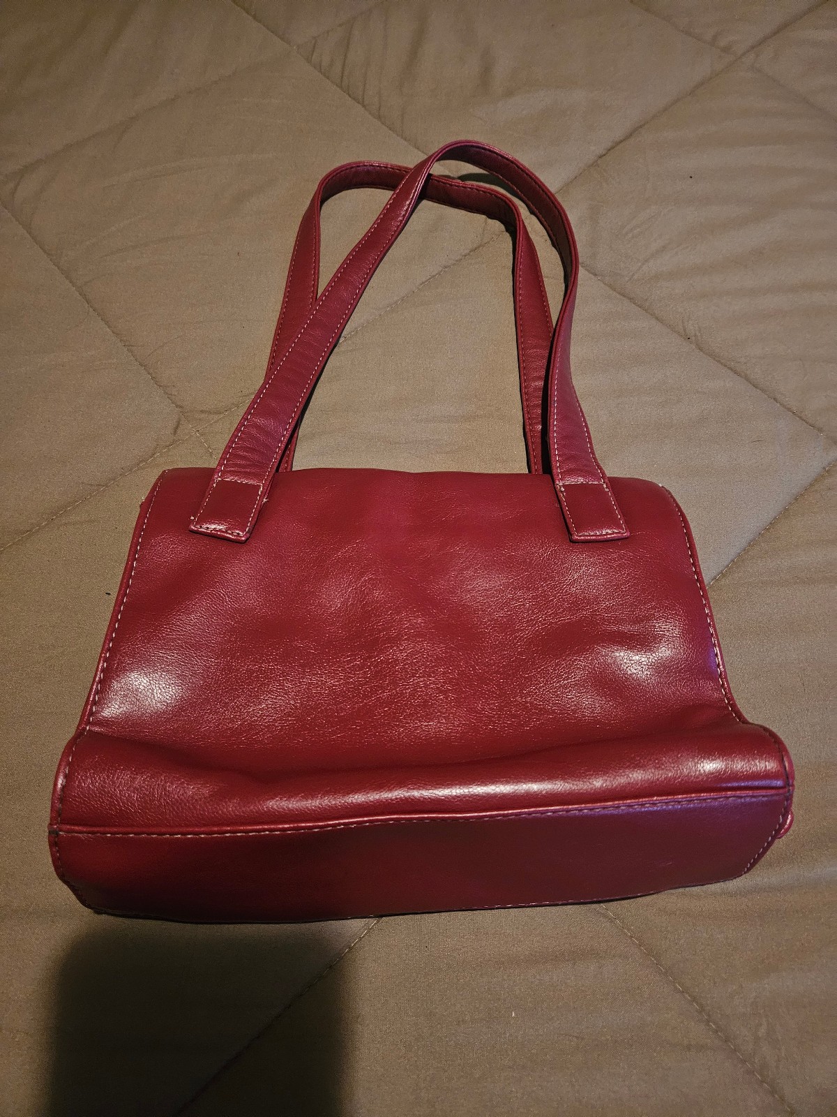 Red Leather Purse – unknown make
