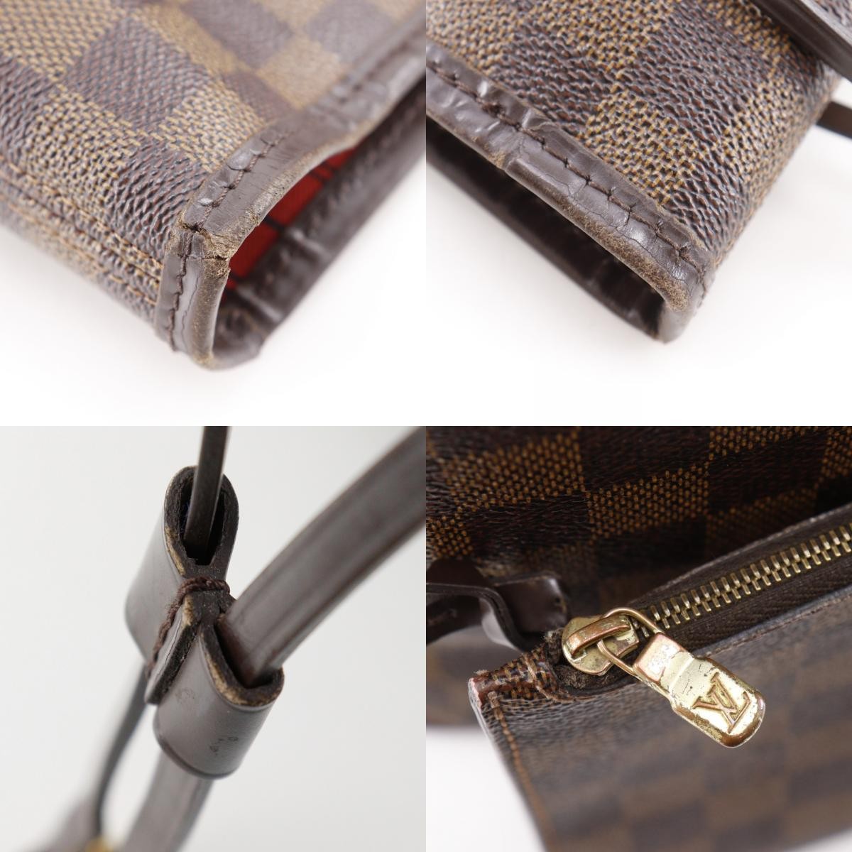 LOUIS VUITTON Neverfull MM Tote Bag N41358 Brown Damier canvas unisex