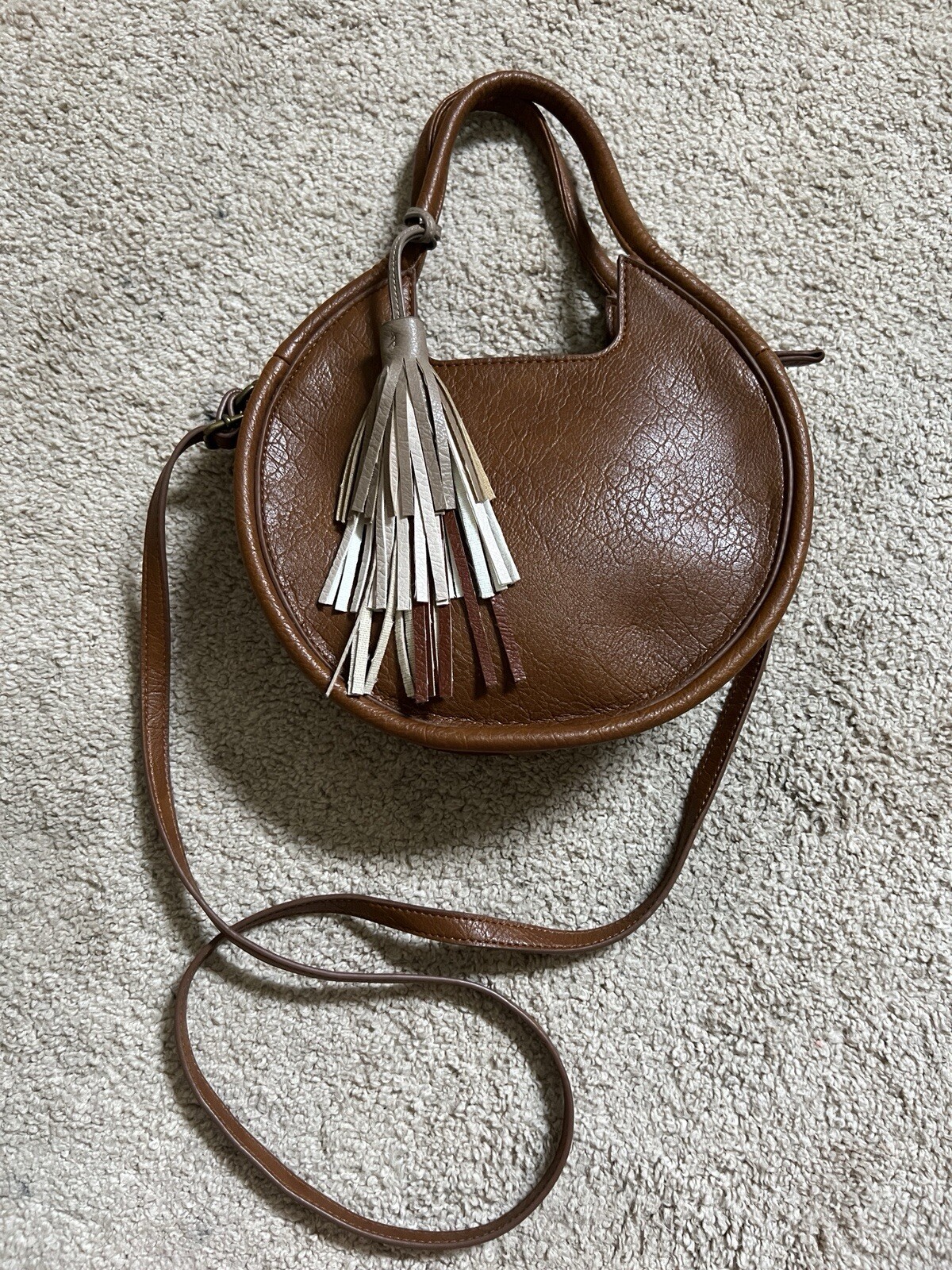 Wonderly Circle Tote Purse—14.87“ W x 14” H x 3.62” D