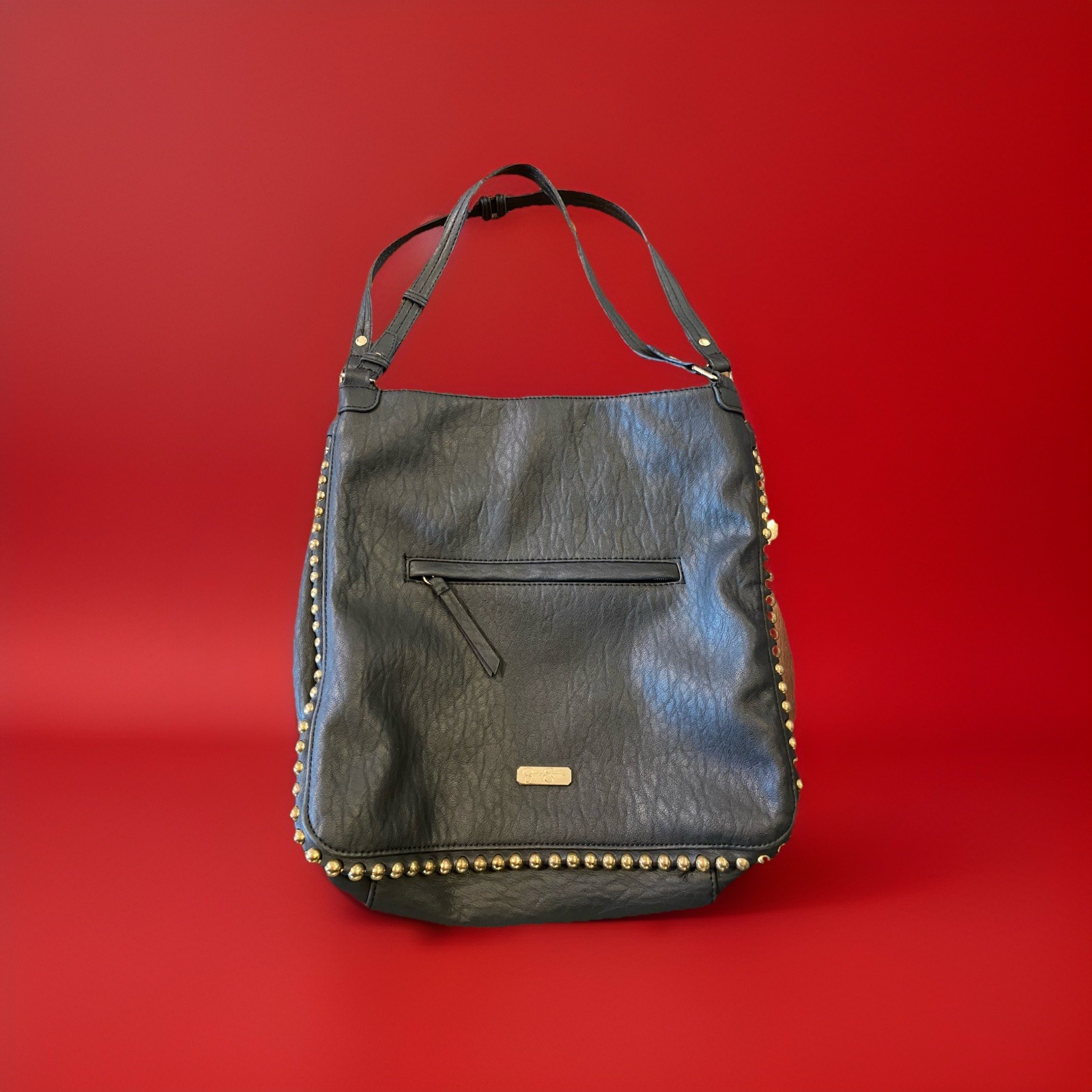 Jessica Simpson Handbag/Purse Black Camile Tote Beautiful Bag See Images