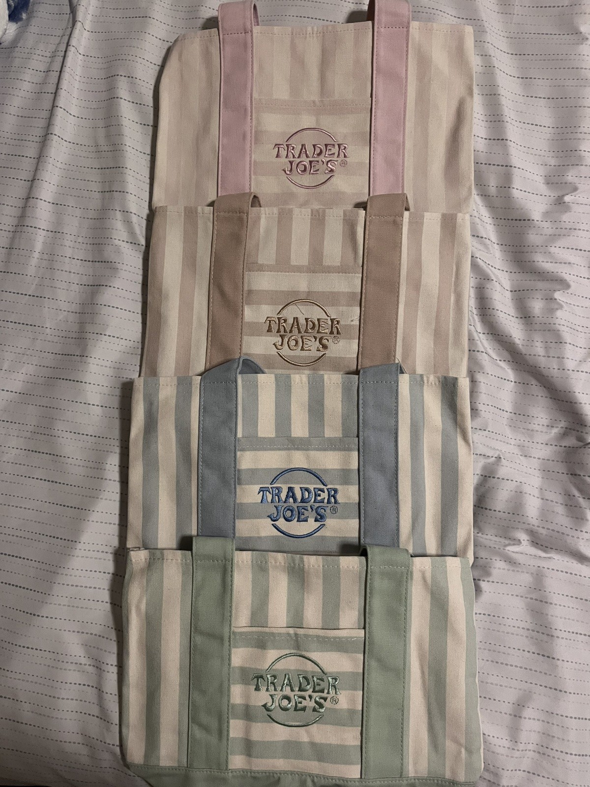 Trader Joe’s Limited Edition mini tote 1 set of 4 colors
