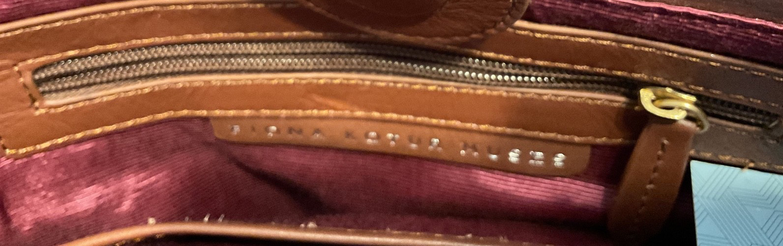 Fiona Kotur Muses Handbag Black and Brown Never Used Easy to carry bag