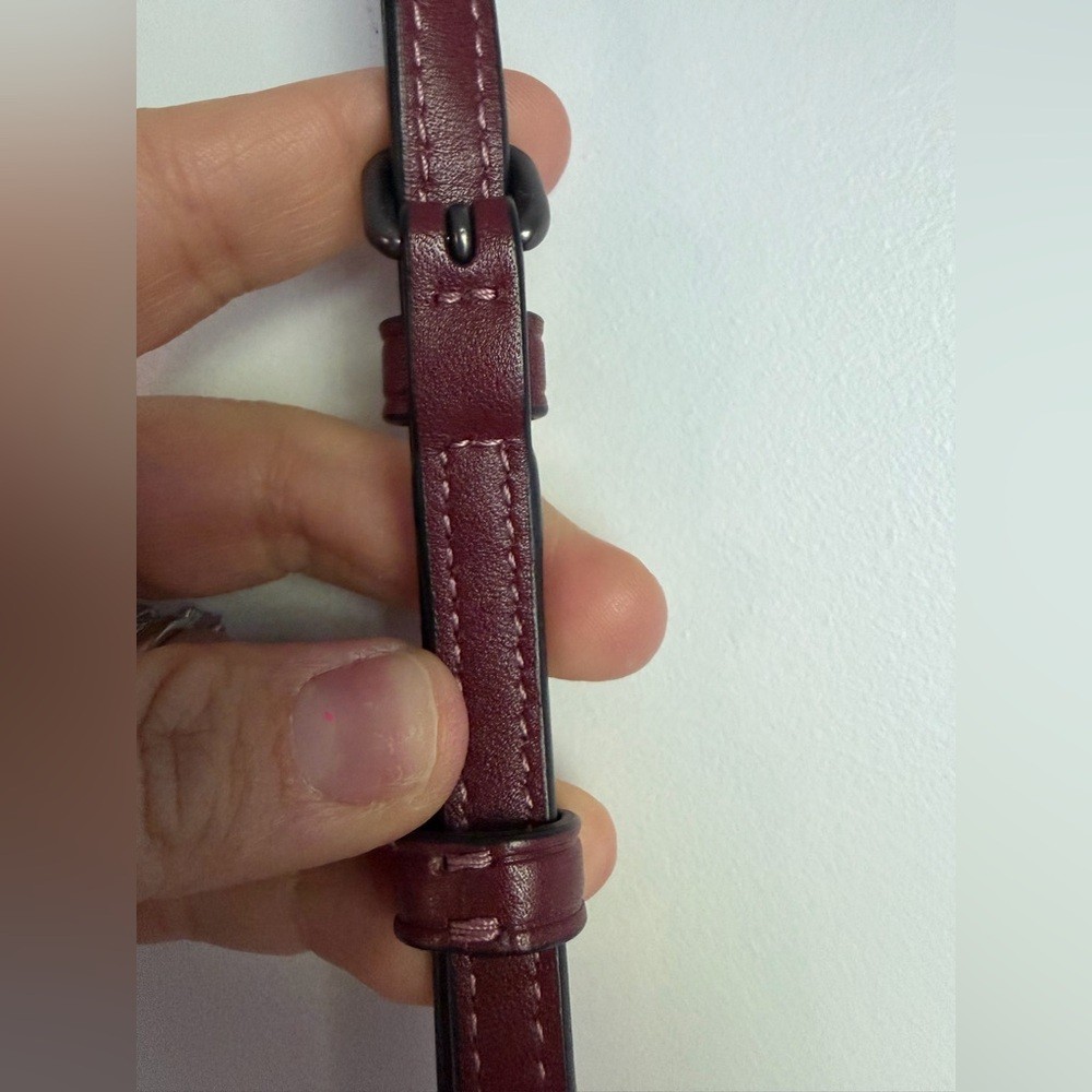 Coach Soho 1941 Crossbody Wristlet in Washed Red Glovetanned Leather