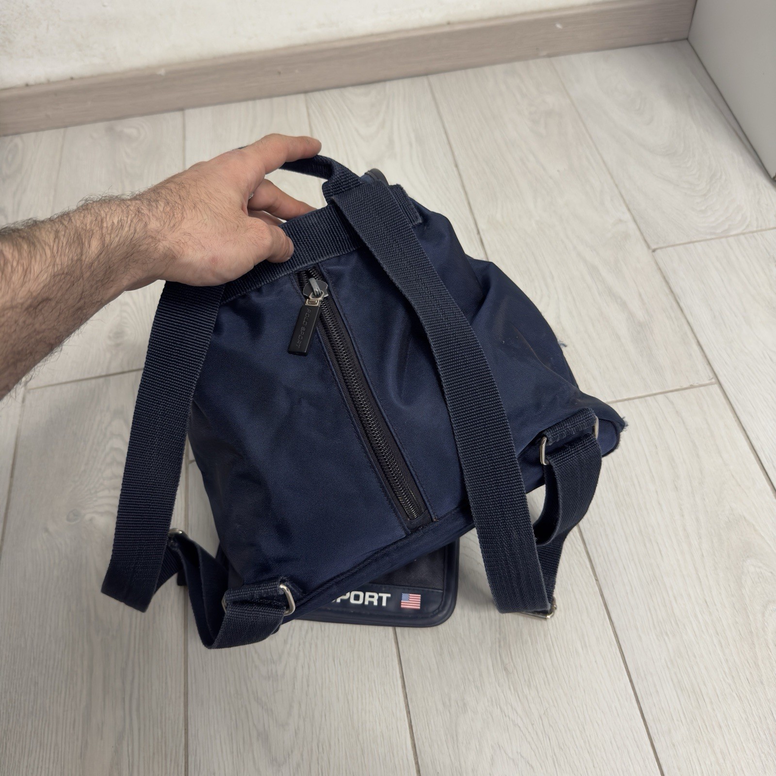 Polo Sport Ralph Lauren Vintage Backpack + Wallet Unisex Blue