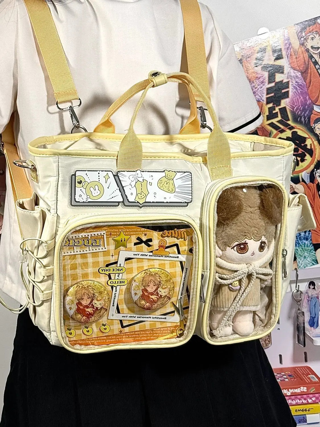 Japanese Cute Girl Ulzzang Ita Bag Daily Commuting School Bag Backpack