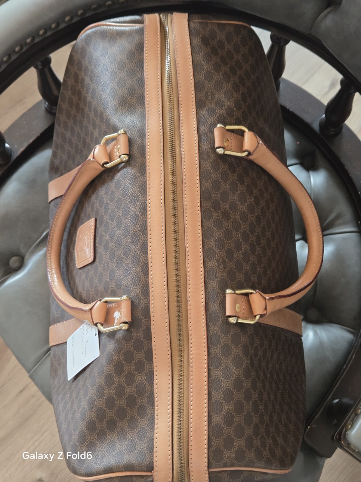 Vintage Celine Macadam M13 Large Travel Duffle – Authentic Italian Luxury