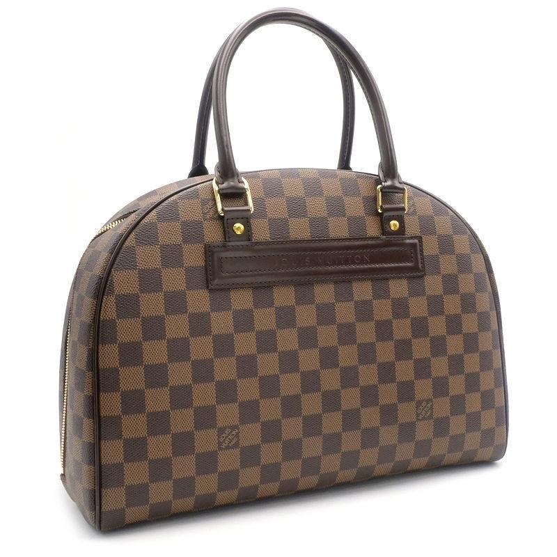 LOUIS VUITTON Bag: Nolita N41455 Brown W35.5×H27.5×D15cm w/padlock key;