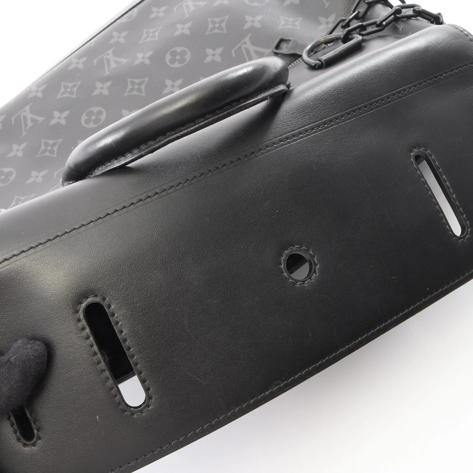 Louis Vuitton PM 2WAY Handbag Black PVC #RCB14830