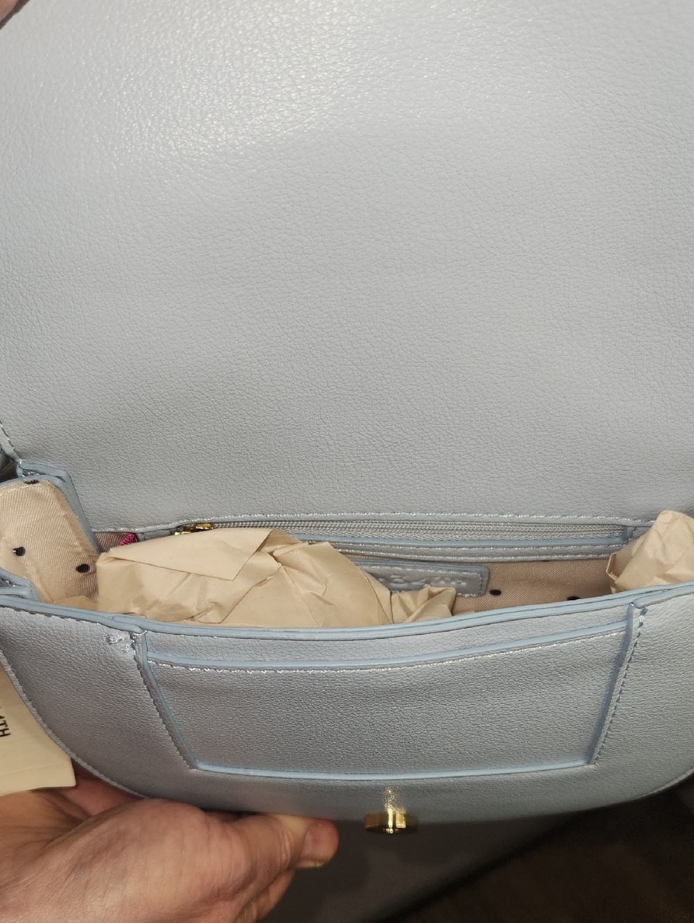 NWT On 34th Powder Blue xbody mini
