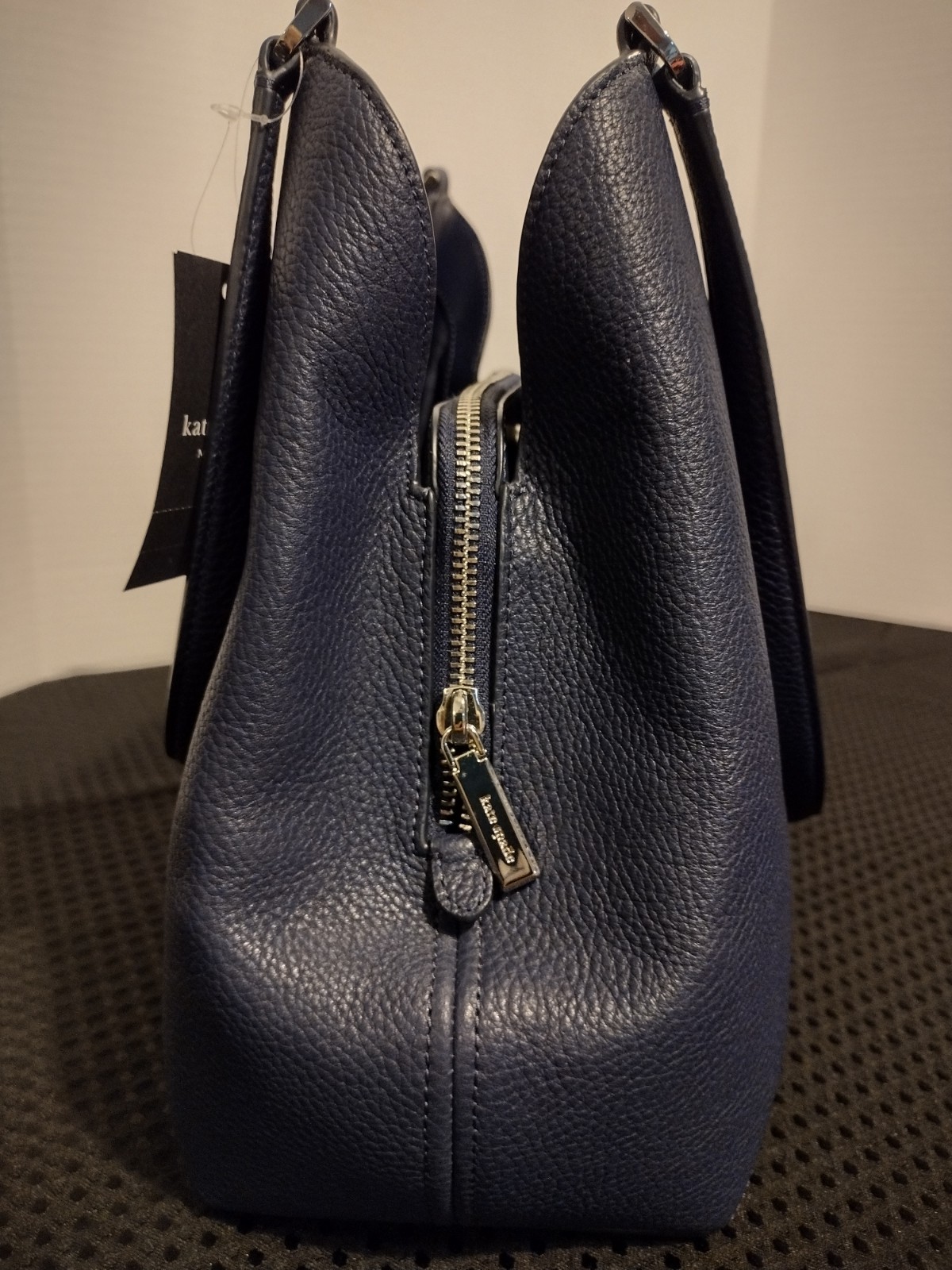 Kate Spade New York Blue/Black Colorblock Shoulder Bag, Zip, Lined, Pockets