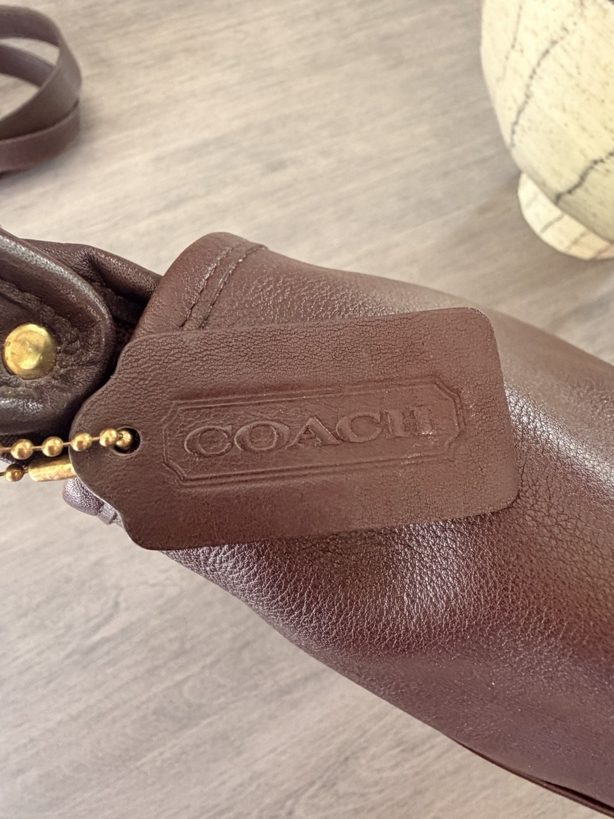 Vintage Coach Whitney 4115 Mahogany EUC Made In USA