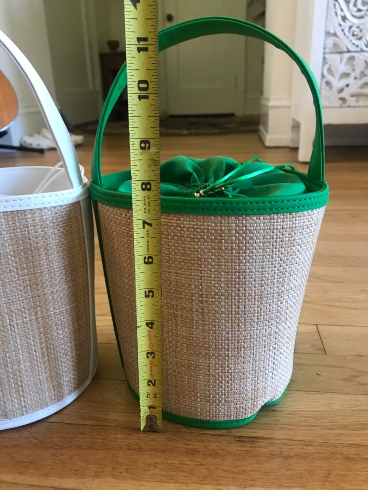 Neiman Marcus Summer Beauty Woven Cylinder Tote Bag ~ Choose Your Color