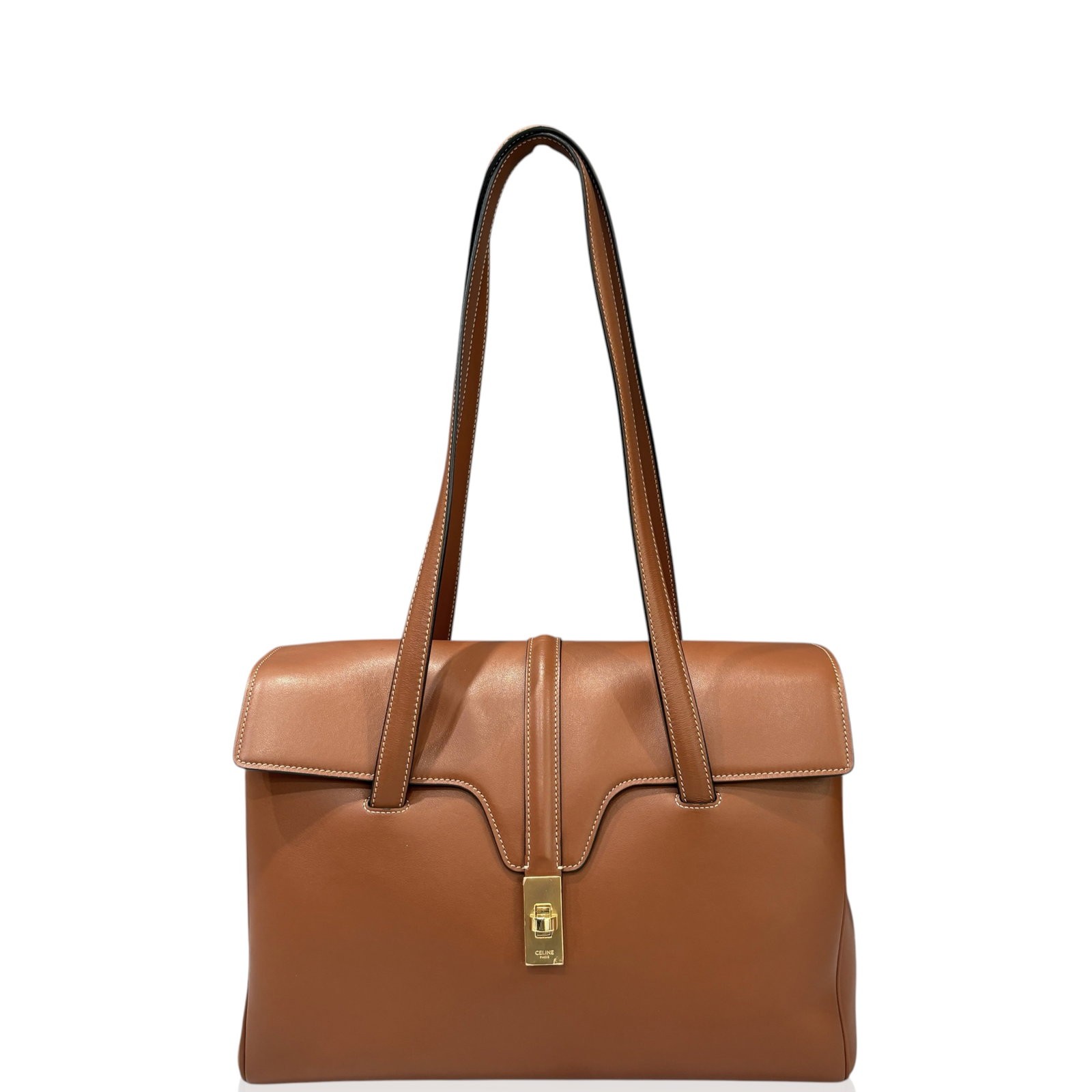Celine Medium Soft 16 Brown Smooth Calfskin (jd032326a1)