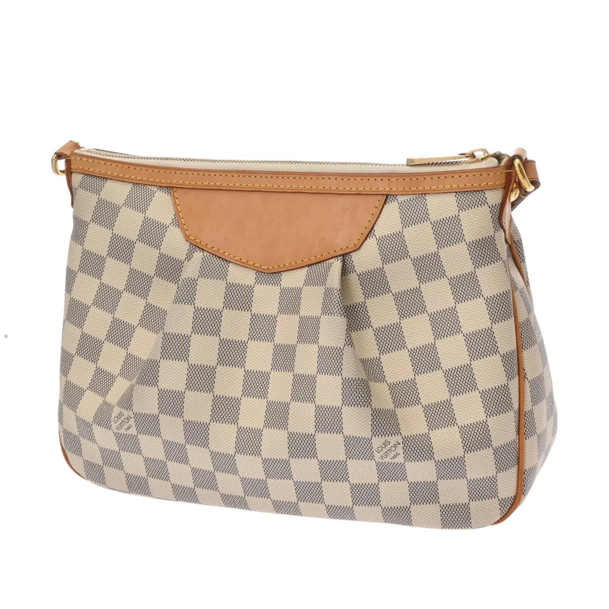 Louis Vuitton PM N41113 Shoulder Bag Damier Azur CanvasCanvas White #WB5618