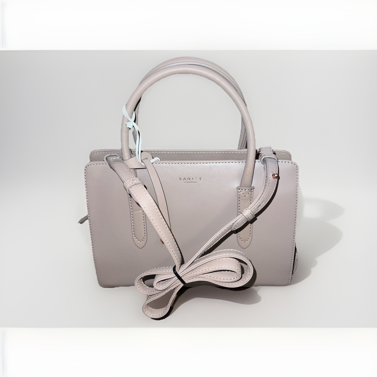 Gorgeous! NWT Radley London Liverpool Street Bag Satchel Mink Taupe Color