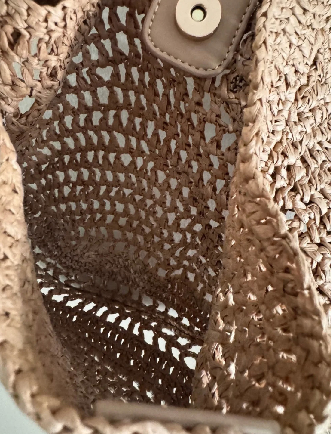 Anthropologie Raffia Hobo Bag