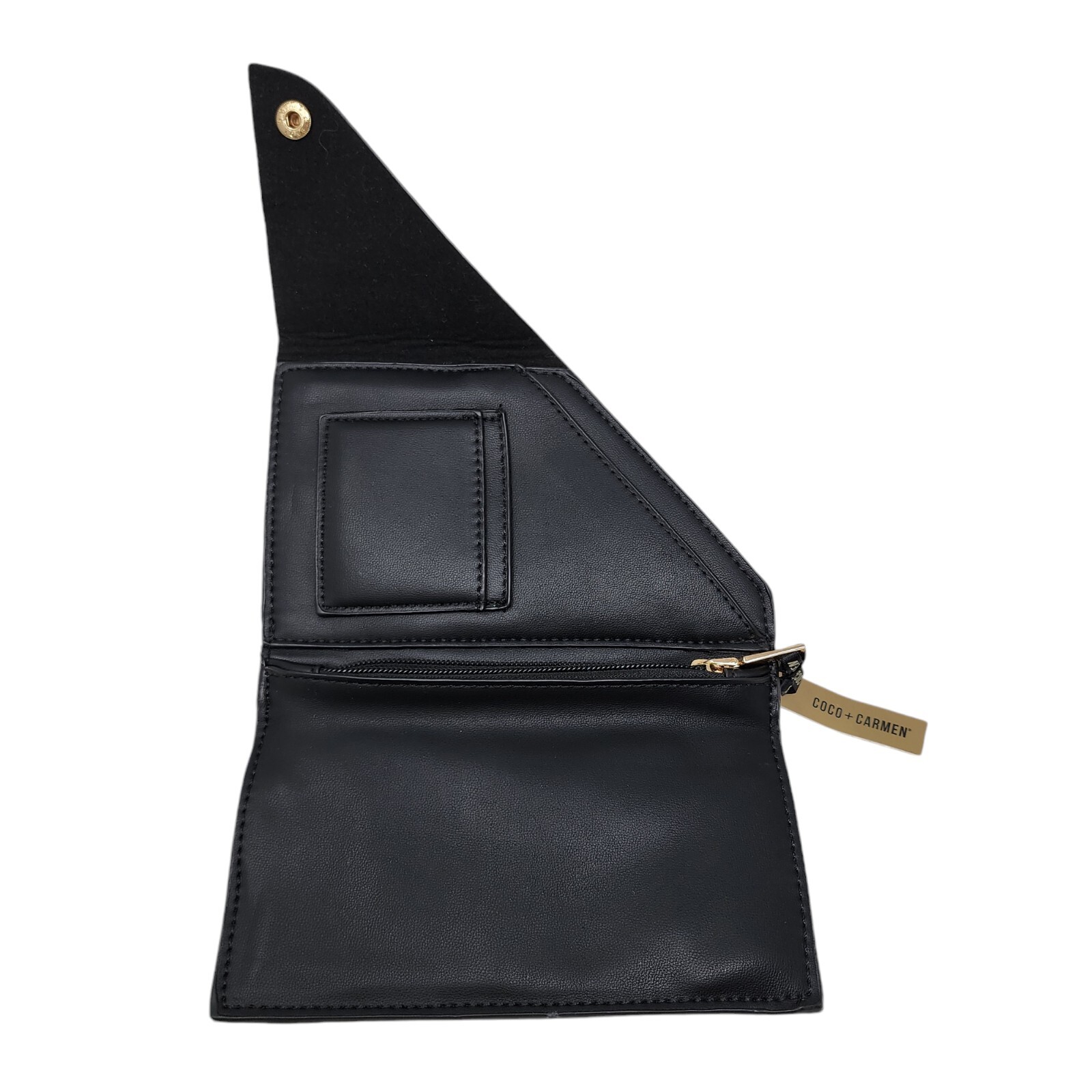 COCO + CARMEN Carmine Carson Asymmetric Flap Wallet Organizer