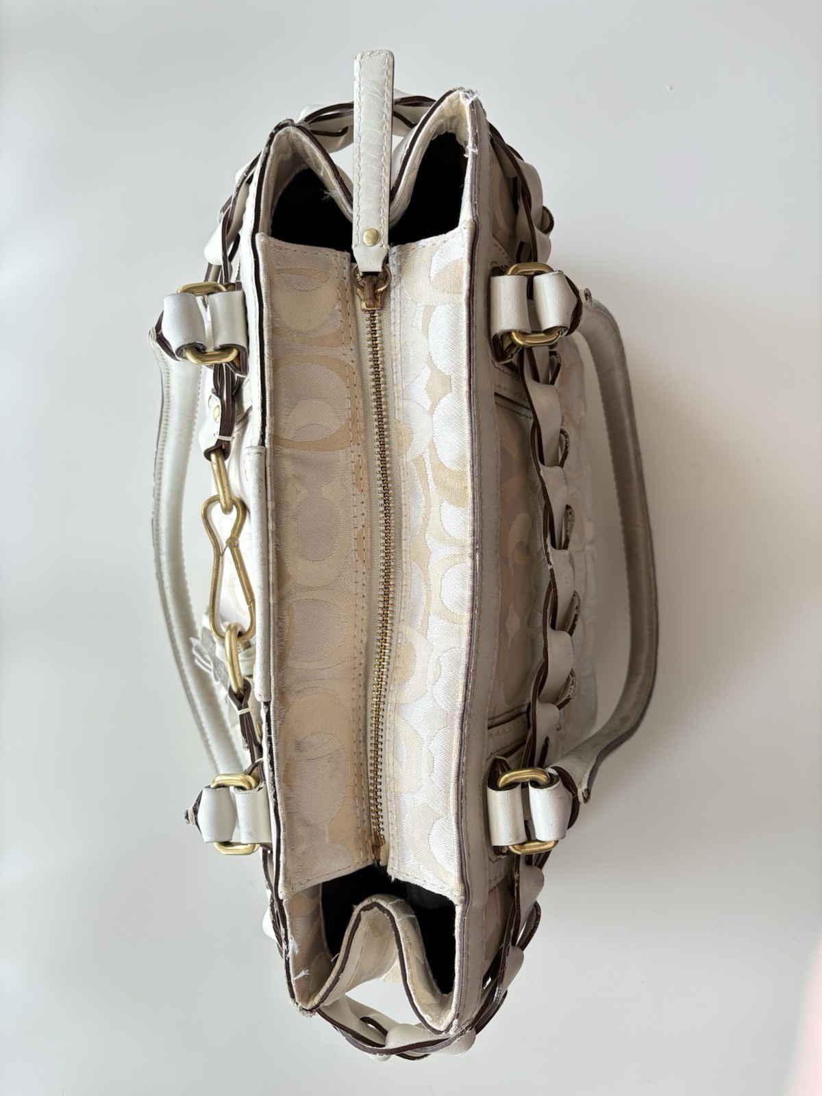 Vintage Coach Hampton Braided Tote