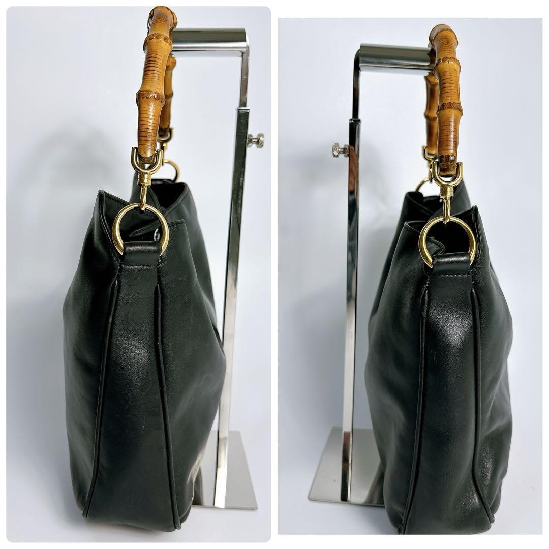 GUCCI Bamboo Tote Bag Business Shoulder Formal Vintage