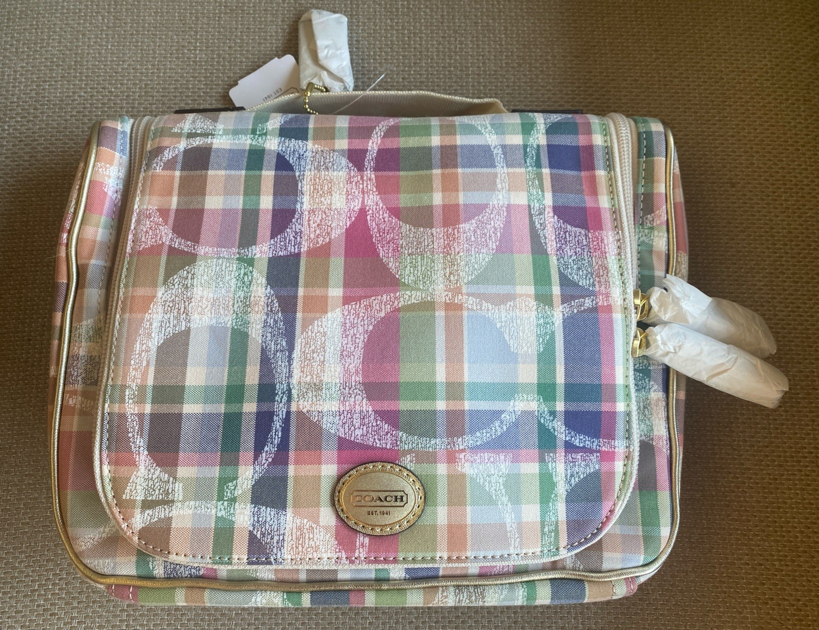 Coach Signature Fabric Travel Bag F77372