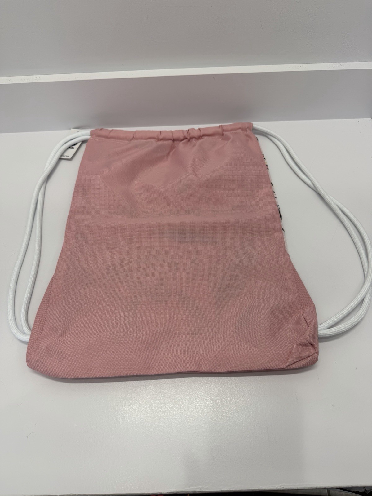 Buckle Gimmick Spring Event Pink Floral Drawstring Bag NWT