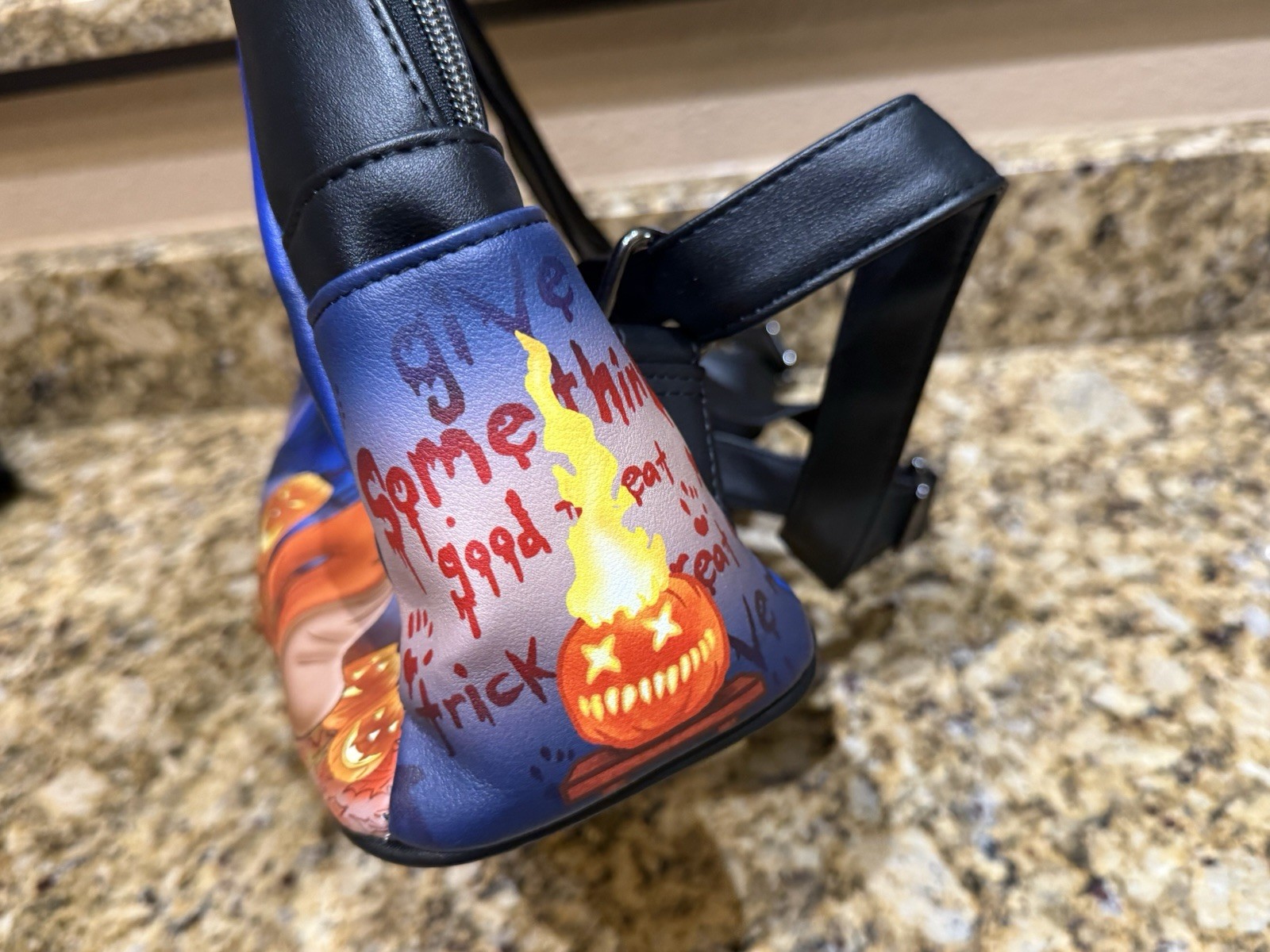 Loungefly Trick ‘R Treat Glow In The Dark Sam Halloween Mini Backpack New No Tag