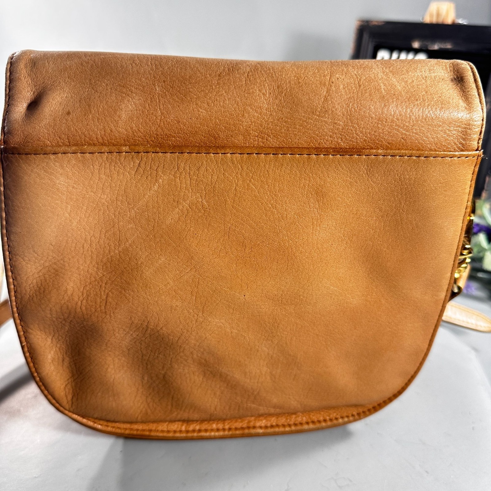 French US Equestrian Purses Riding Leather Satchel Shoulder Handbag Crossbody