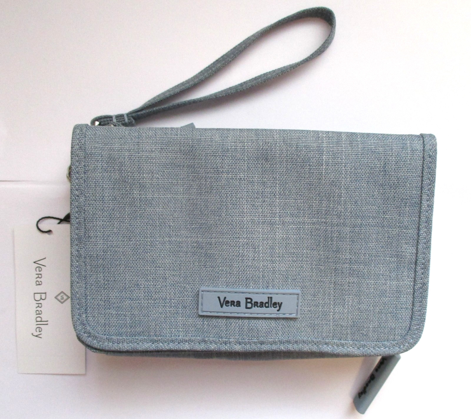 Vera Bradley 3 in 1 Wallet Crossbody Wristlet RFID Lighten Up Zen Gray