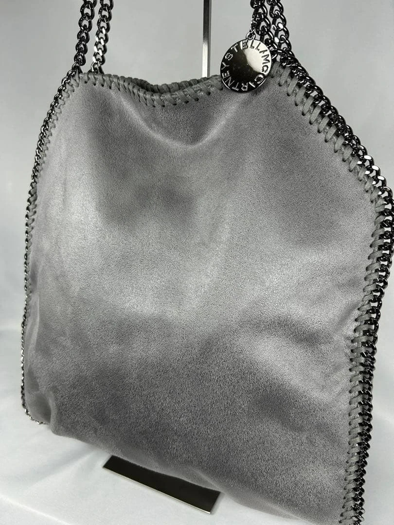 Stella mccartney falabella foldover bag silver Light Gray 510440