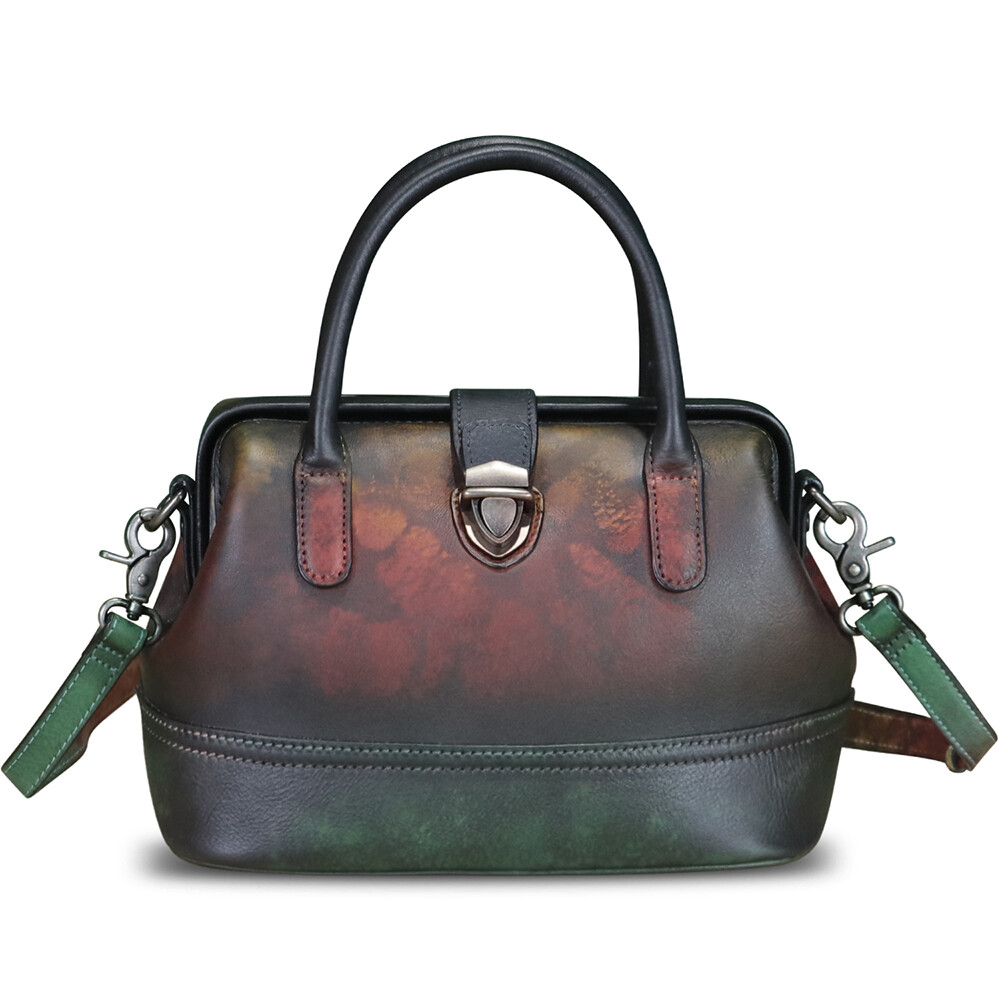 Purses and Handbags Genuine Leather Vintage Women Shoulder Bag Crossbody Bag