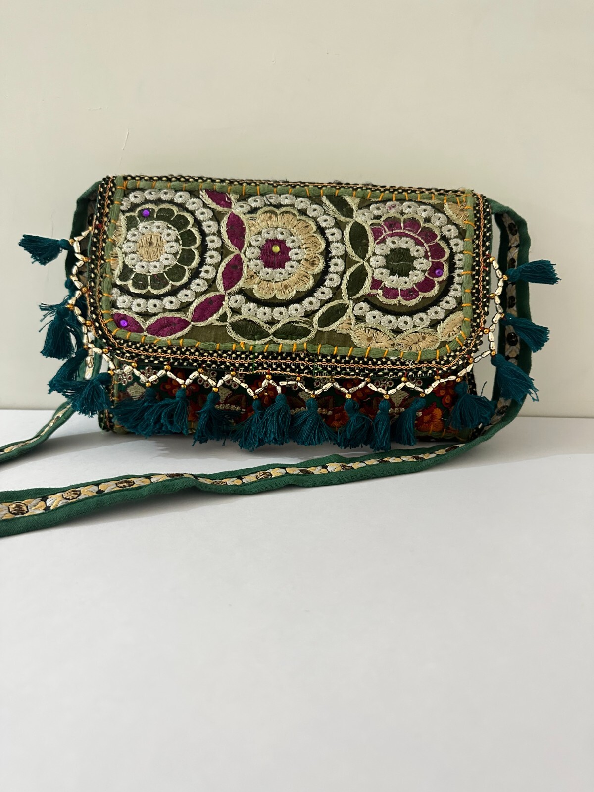 New Ethnic Handmade Patchwork Decorative Clutch Bags “7×7”