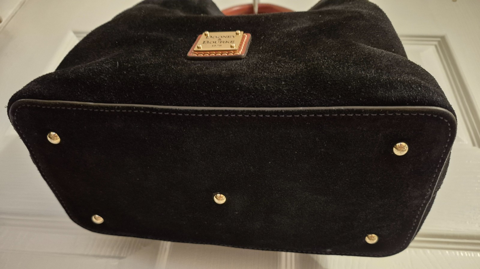 DOONEY AND BOURKE BLACK SUEDE SMALL BRENNA