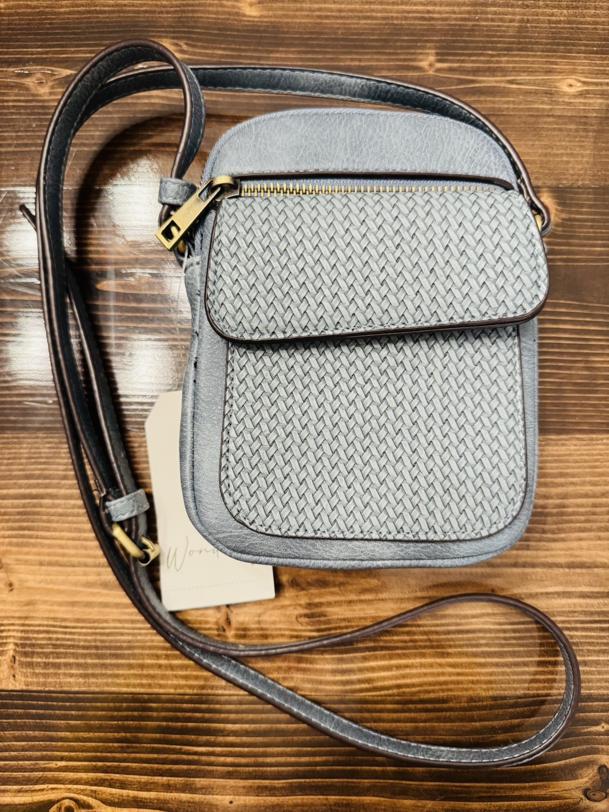 Wonderly Women’s Small Crossbody Bag Blue/Gray NWT