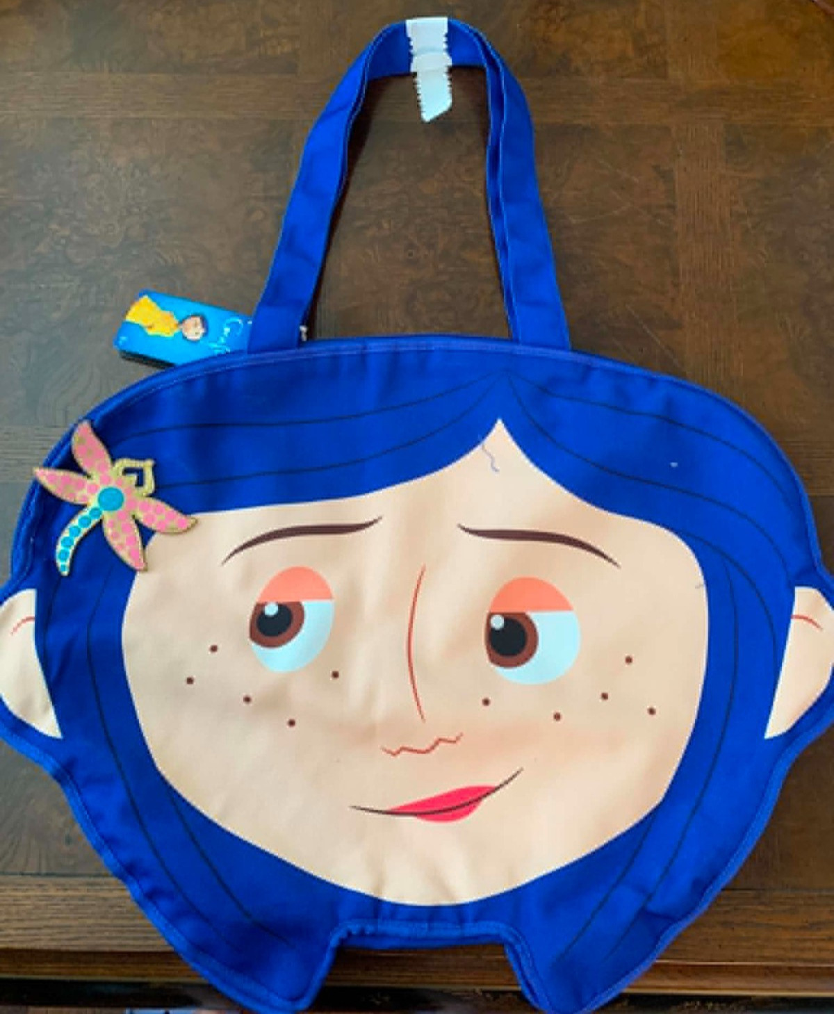 Loungefly Coraline Cosplay Oversized Canvas Tote Bag New In Bag NWT