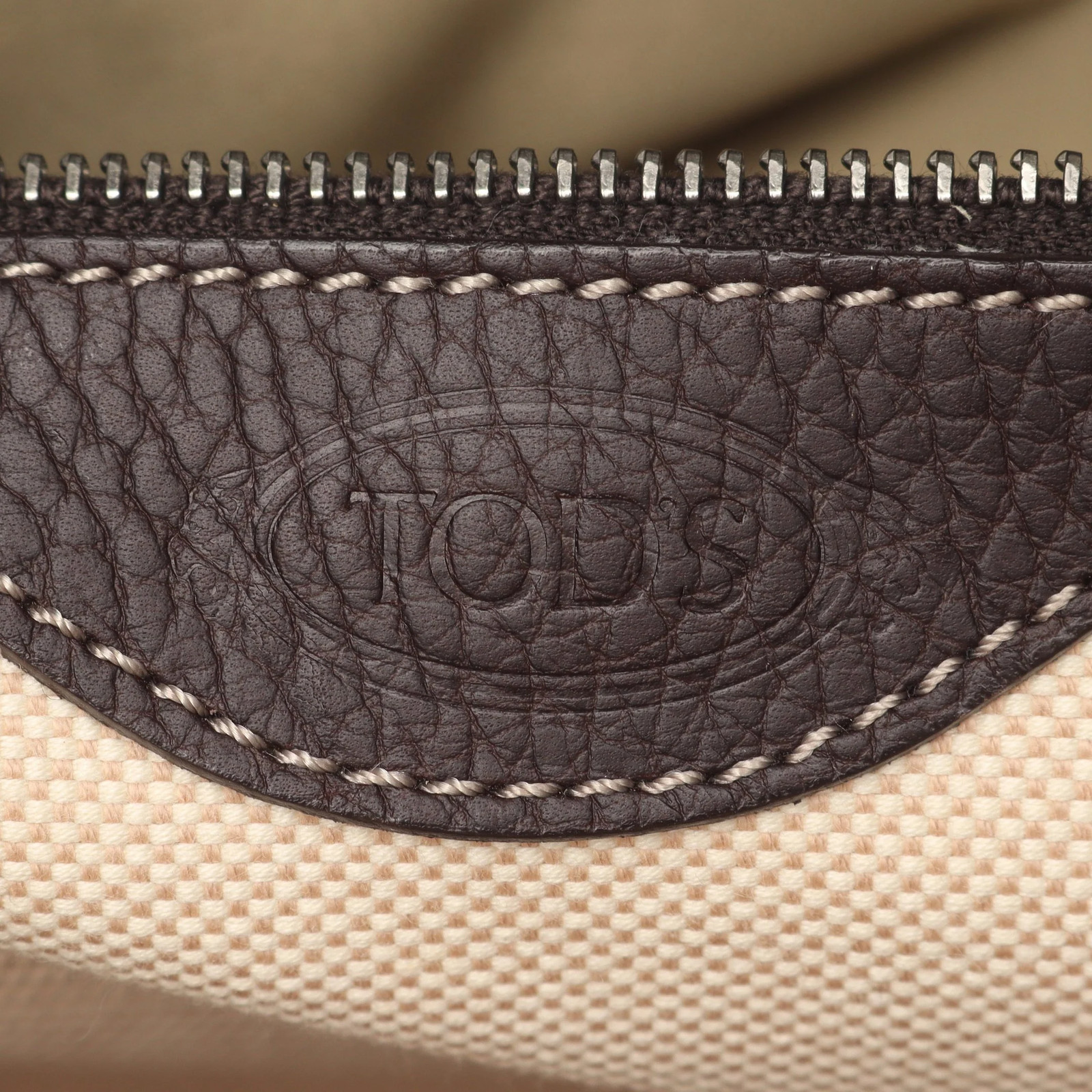 TOD’S Tote Bag Brown Leather #RCB2460