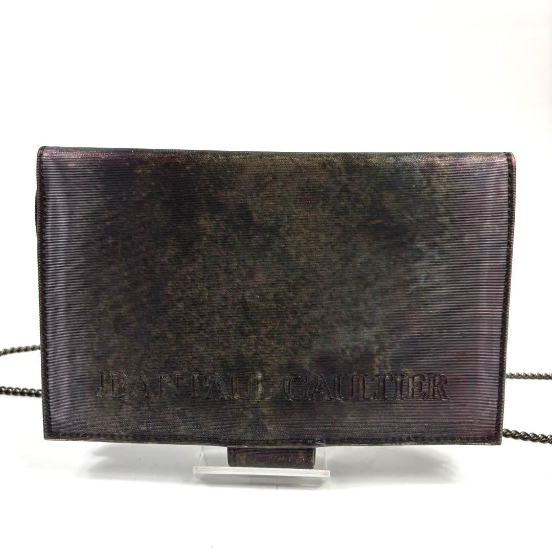 Jean Paul Gaultier V Cyber ​​Shoulder Bag Chain Wallet Vintage From Japan