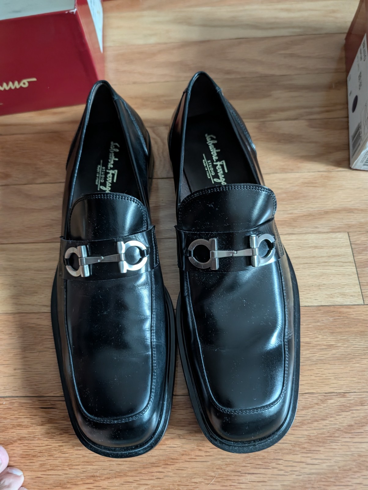 Ferragamo “Lampo” is part of their Studio line