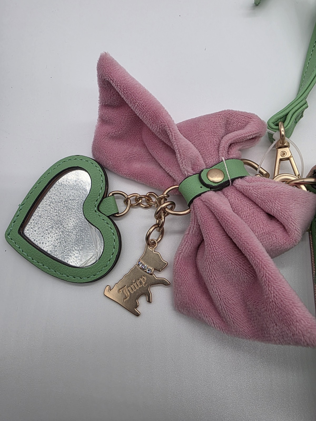 Juicy Couture Juicy Fan Club Pink Diamond/Retro Green Crossbody Bag