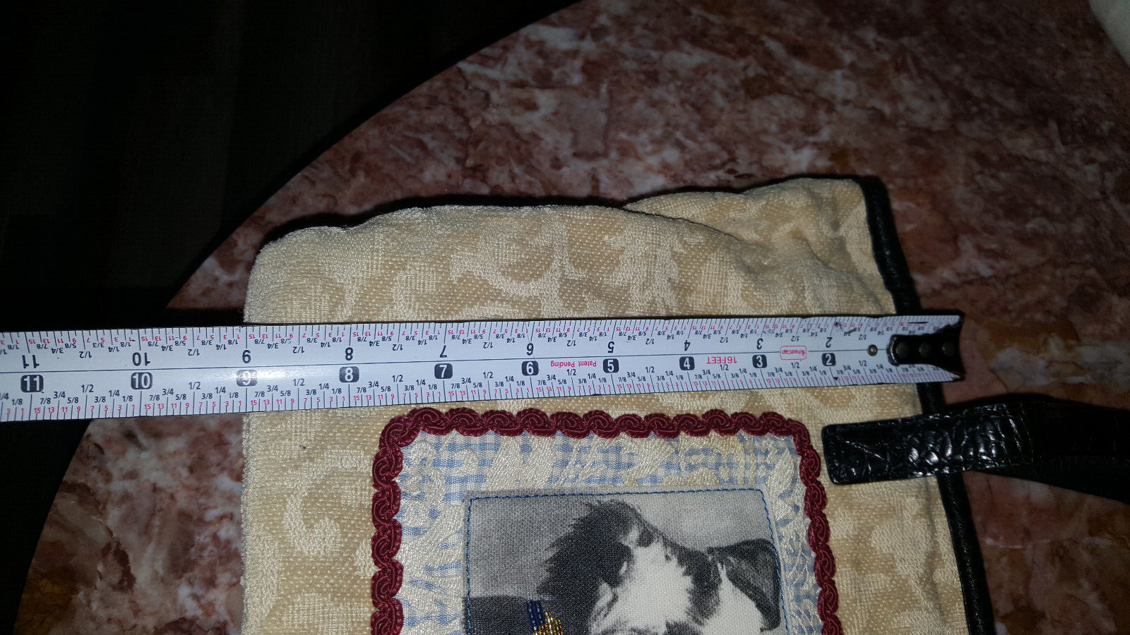 Brighton Scottie Rex & Tex Canvas & felt Double Handle Medium size purse