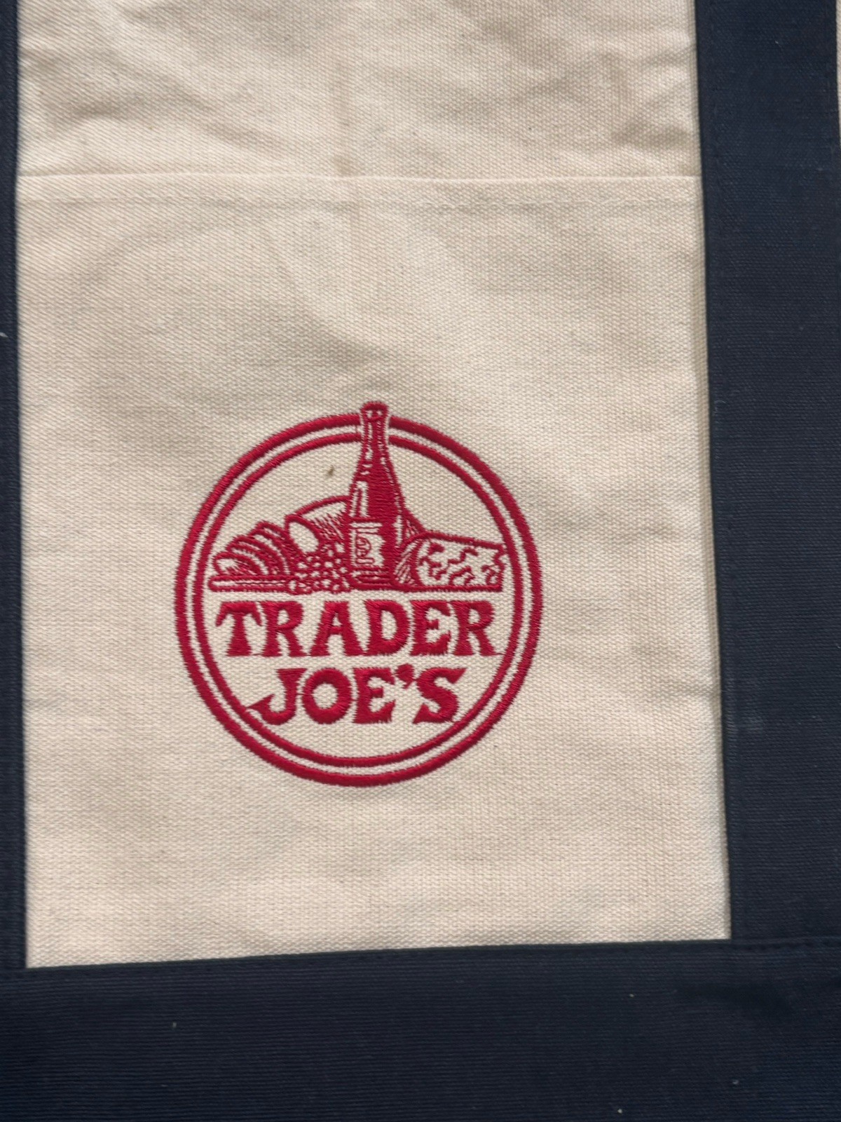 Limited Edition Trader Joe’s Navy Blue Tote Bag. Brand New/Never Used With Tags