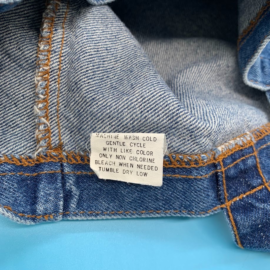 Vintage Innovo Denim Tote Large Purse Jean Bag Cotton Made in Mexico 90s