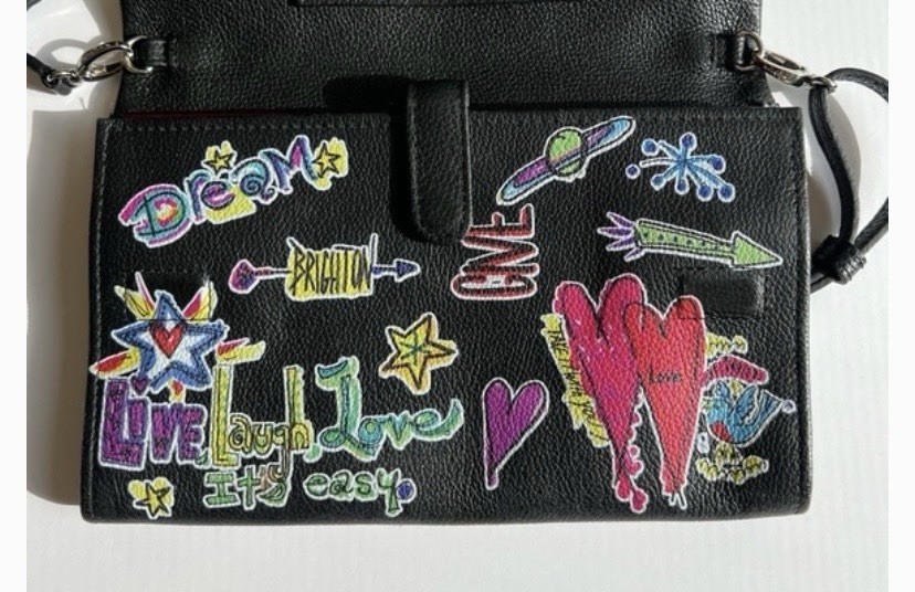 BRIGHTON FASHIONISTA COLLECTION KISS ME FLAP ORGANIZER EUC! T4385M. LOVE IT!