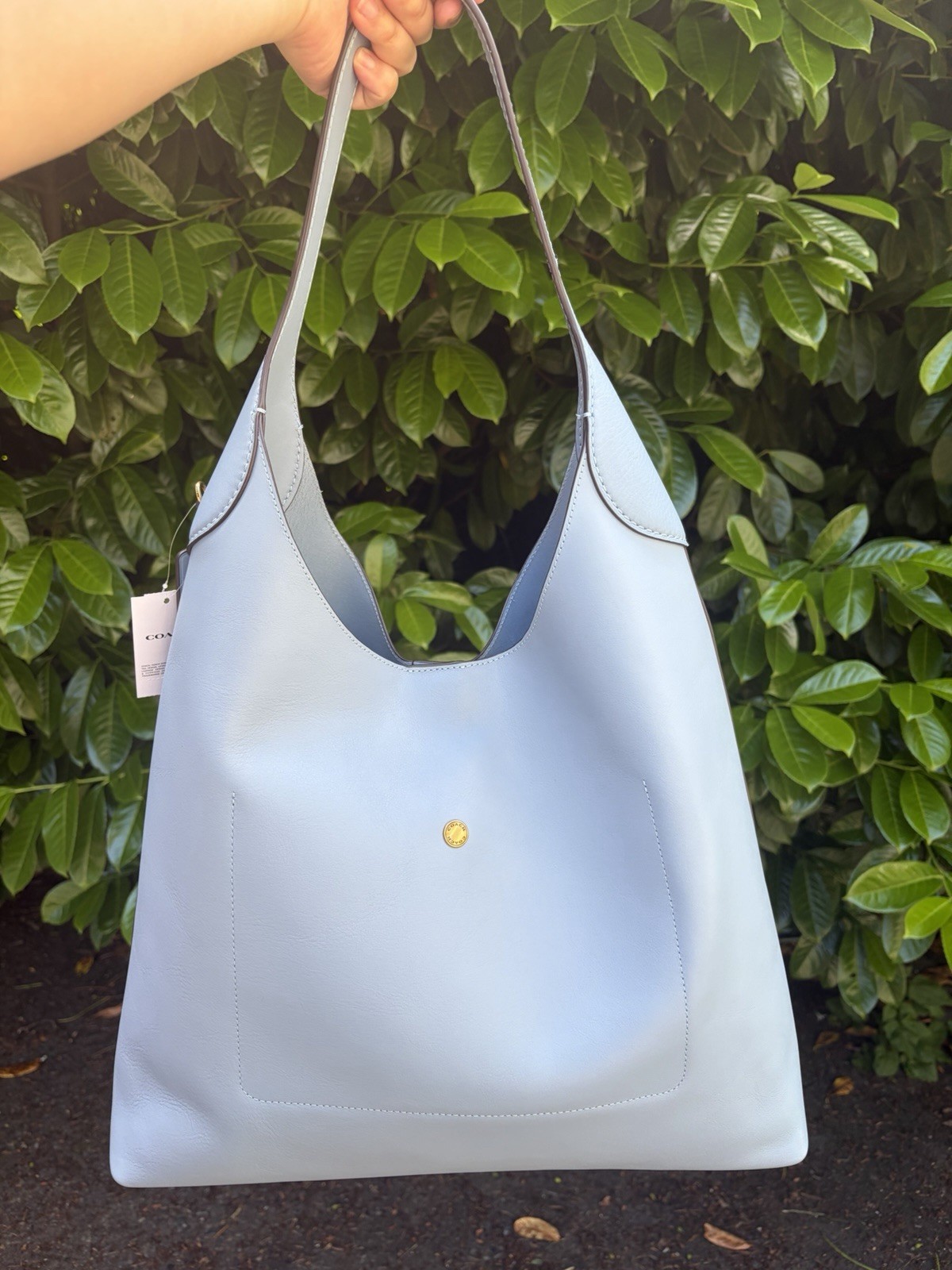 Coach Brooklyn Shoulder Bag 39 Brass Bluebell Authentic New With Tag