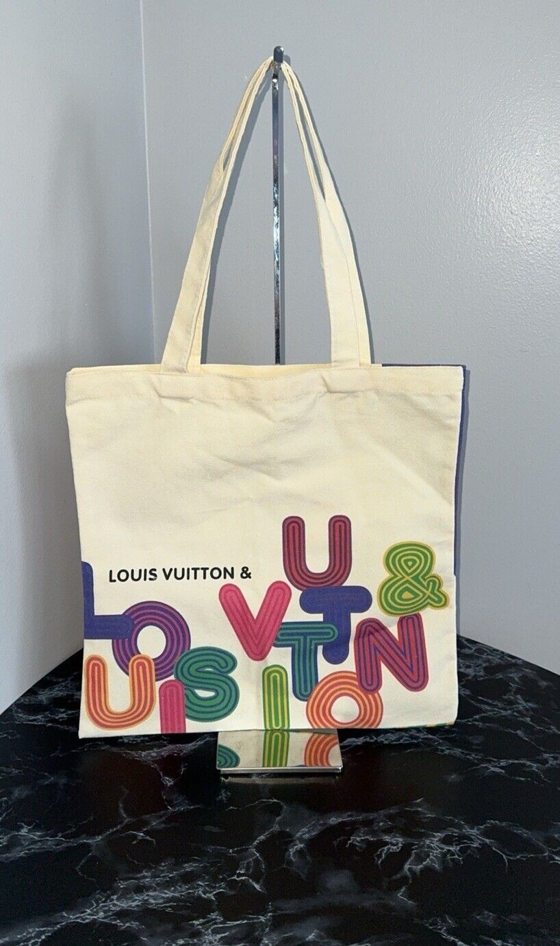 Louis Vuitton City Guide Exhibition Limited Tote Canvas Bag 2022 Shenzhen China