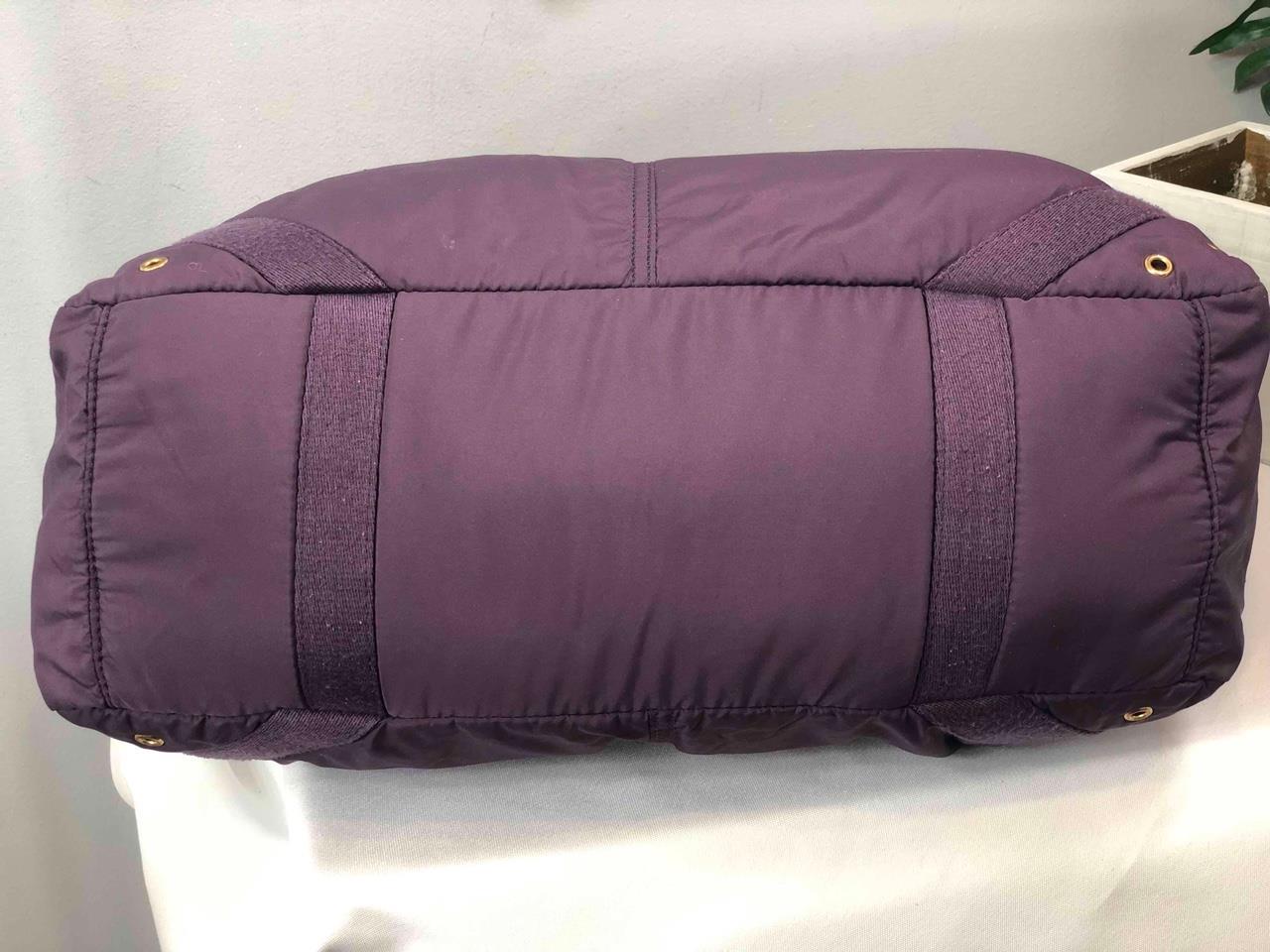 Stella McCartney x LeSportSac Cyber Grape Purple Polyester Large Messenger Bag