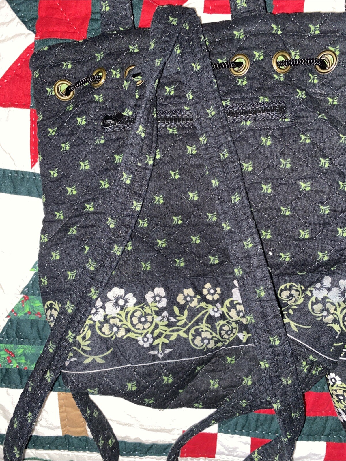 Taylor Lane Black Quilted Fabric Set Of 6